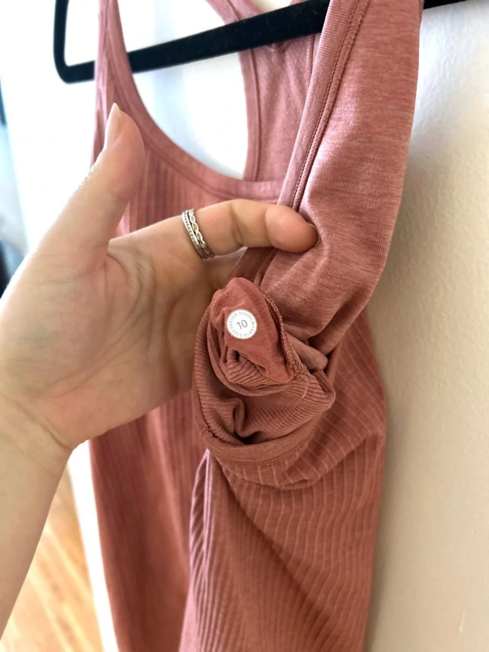 LULULEMON EBB TO STREET TANK BRIER ROSE SIZE 10 - Picture 8 of 9